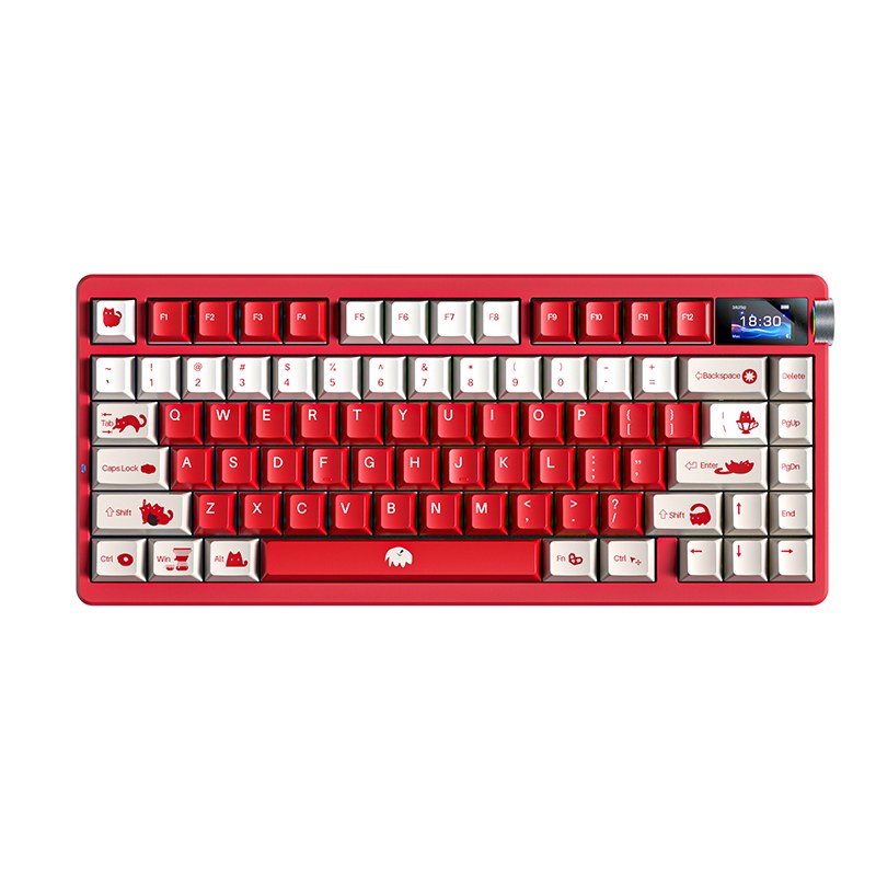 AULA NOVA75 Smart Screen Custom Mechanical Keyboard | Tri-Mode