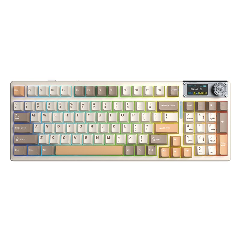 AULA F98PRO V3 Customizable Keyboard |Tri-Mode | Smart Screen