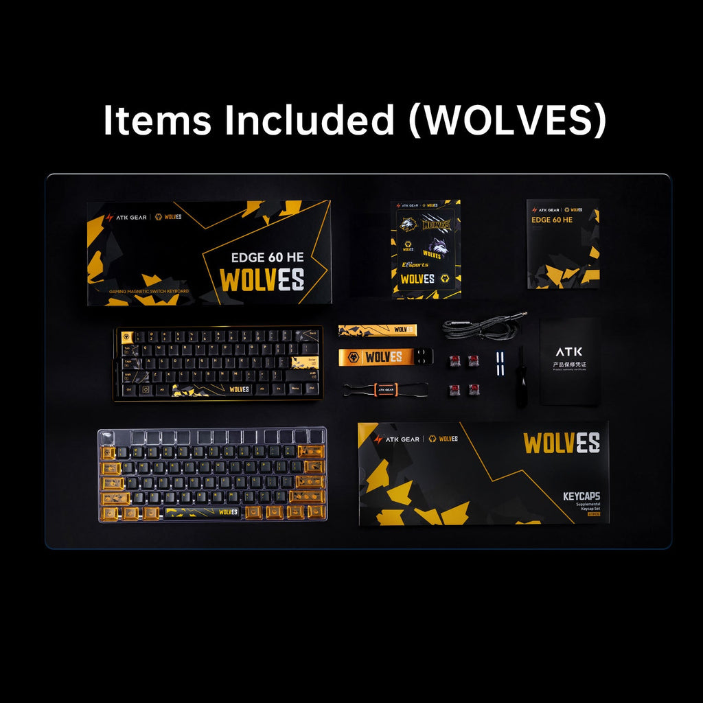 ATK EDGE 60 HE Esports Magnetic Keyboard | WOLVES | LEVIATAN