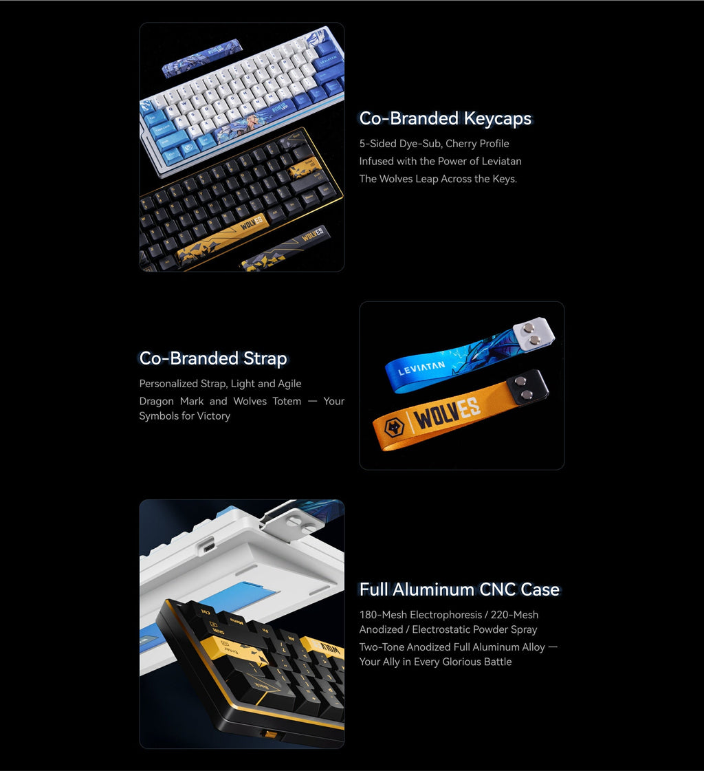 ATK EDGE 60 HE Esports Magnetic Keyboard | WOLVES | LEVIATAN