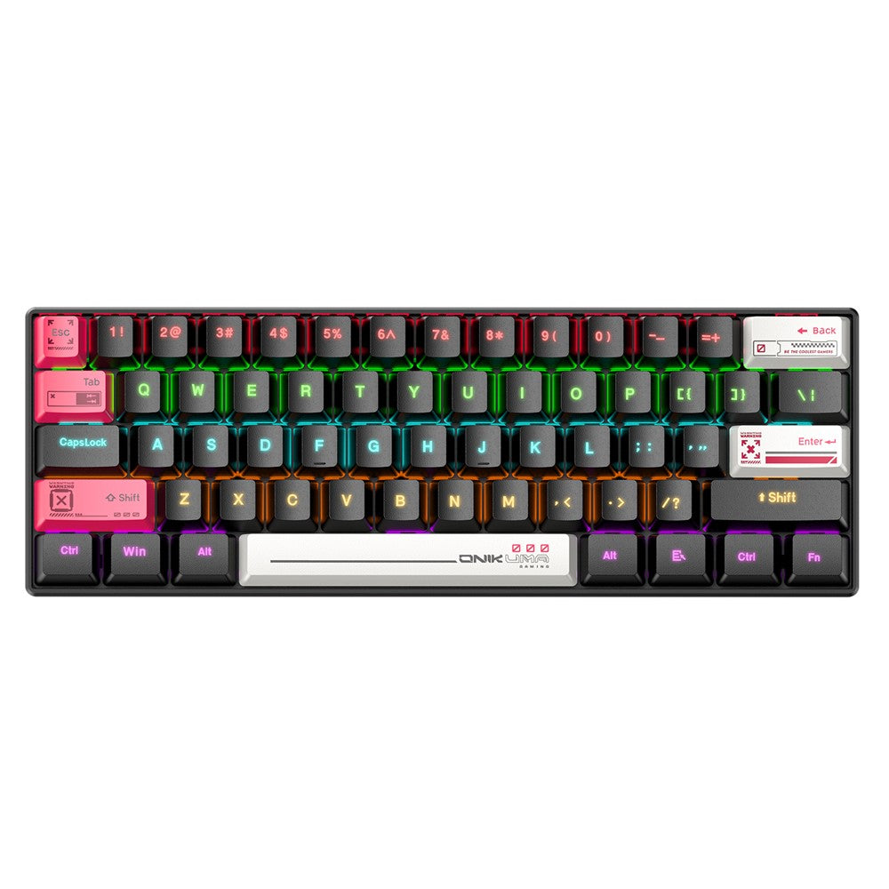 ONIKUMA G55 Mechanical Gaming Keyboard | 61-Key Wired RGB