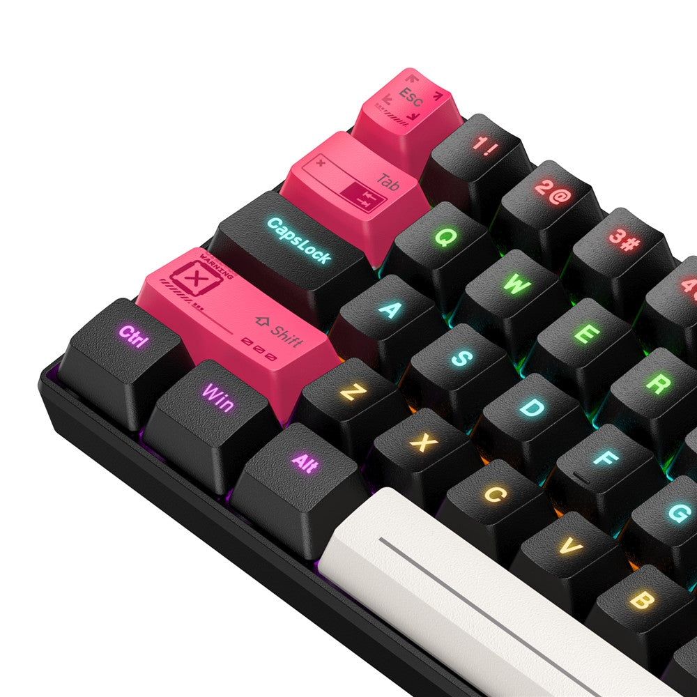 ONIKUMA G55 Mechanical Gaming Keyboard | 61-Key Wired RGB