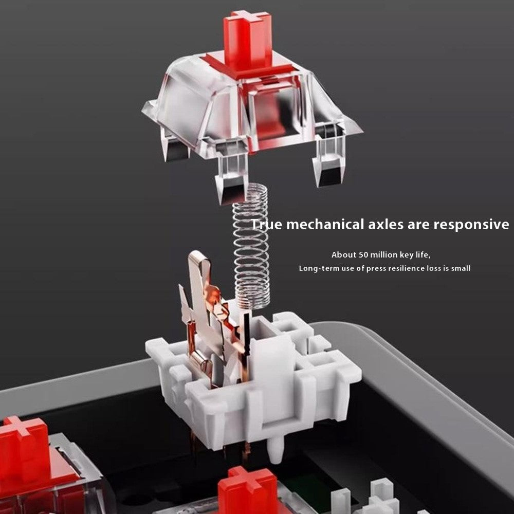 Y-FRUITFUL K98Pro Mechanical Keyboard | Triple-Mode 98-Key