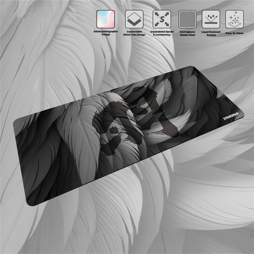 TEEVO STRIKEPAD Pro Extended Gaming Mouse Pad | 900x400x3mm Holographic Speed Surface