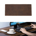 Contacts Family Genuine Leather Large Desk Mat | 90x45cm Crazy Horse Texture