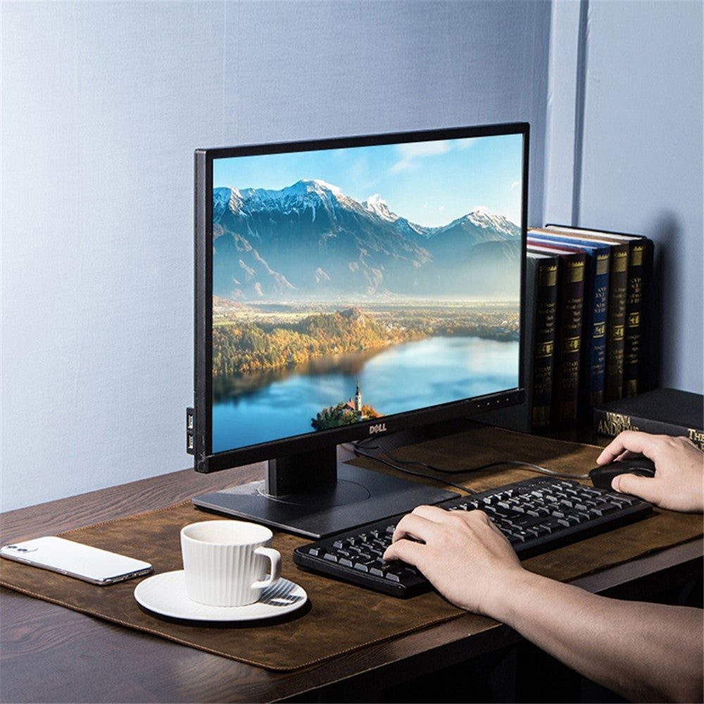 Contacts Family Genuine Leather Large Desk Mat | 90x45cm Crazy Horse Texture