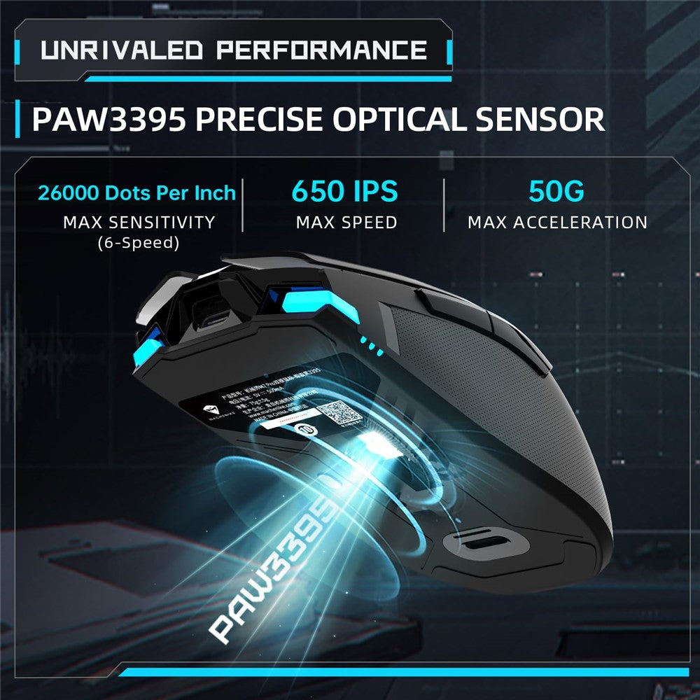 Machenike M7 Pro Gaming Mouse | 26000 DPI PAW3395 Wireless