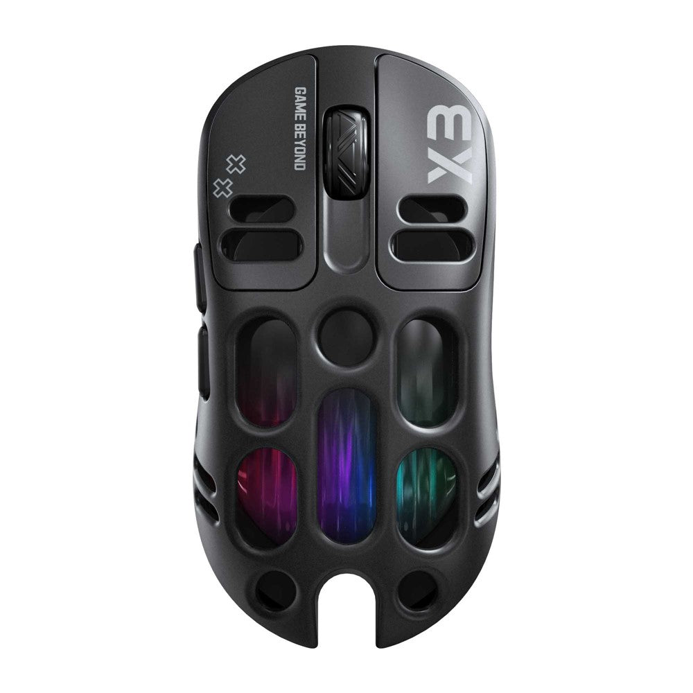 T-WOLF X3 Gaming Mouse Tri-Mode BT Wireless Hollow Design RGB Backlit Mechanical Mouse For Esports