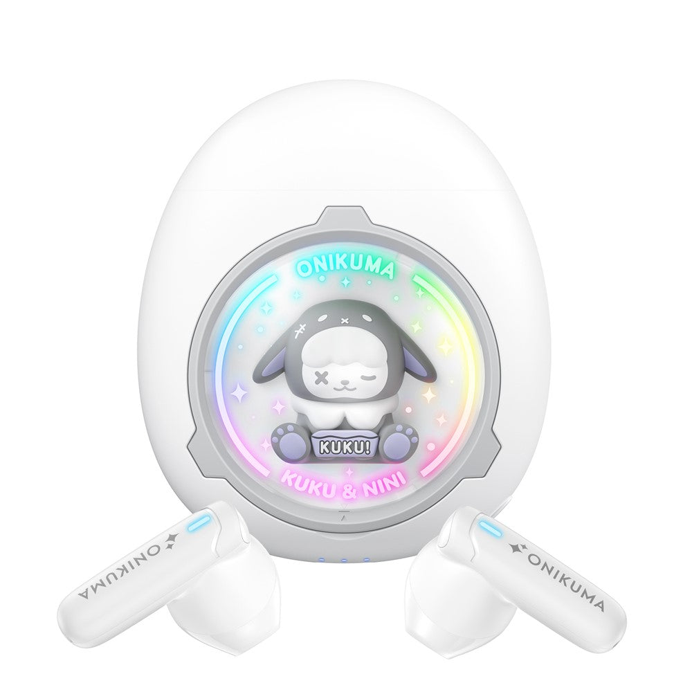 ONIKUMA T302 Cute Space Capsule Bluetooth-compatible Headset HiFi Music Wireless Earphones