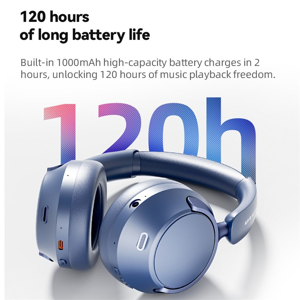 EL-GT6 ANC Noise Cancelling Low Latency Gaming Headset HiFi Sound Over Ear Bluetooth-compatible Headphones
