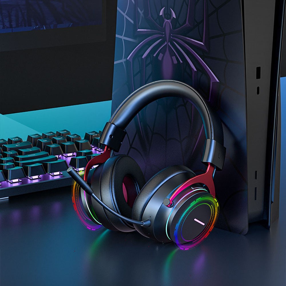 AOLION ALP5068 Gaming Headphones Compatible with PS5 Console 5.8G Wireless Bluetooth-compatible Headset