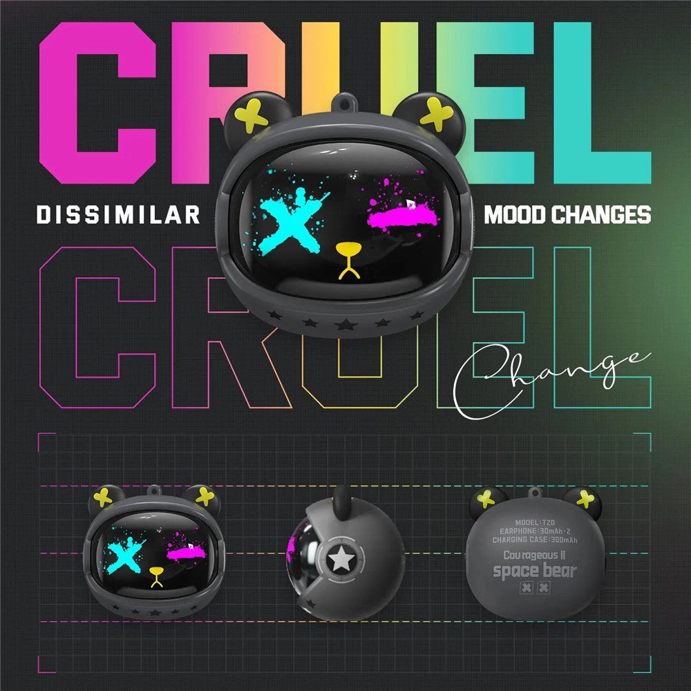 ONIKUMA T20 TWS Gaming Earphones | 45ms Low Latency BT 5.3