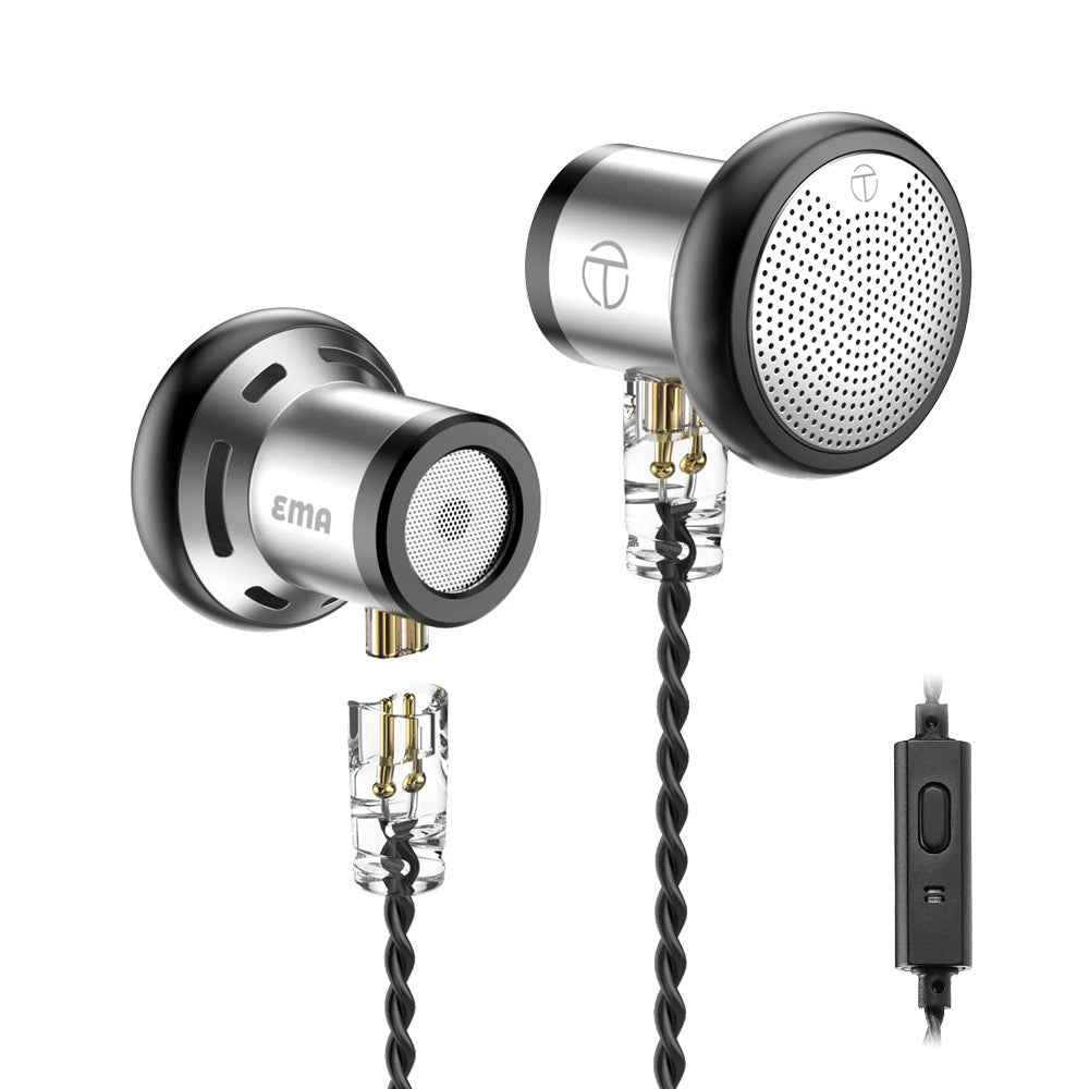TRN EMA HiFi Earphones | 14.2mm Dynamic Driver CNC Aluminum
