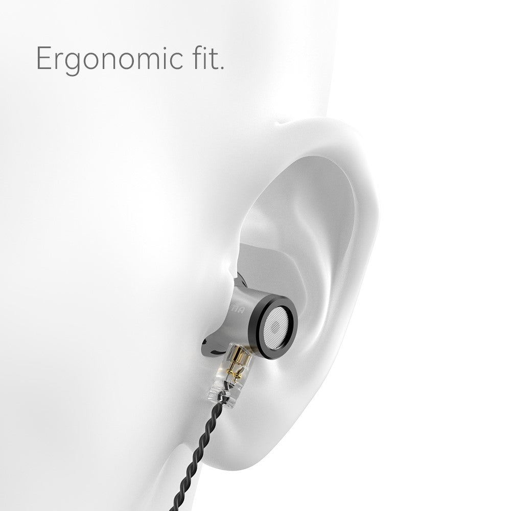 TRN EMA HiFi Earphones | 14.2mm Dynamic Driver CNC Aluminum