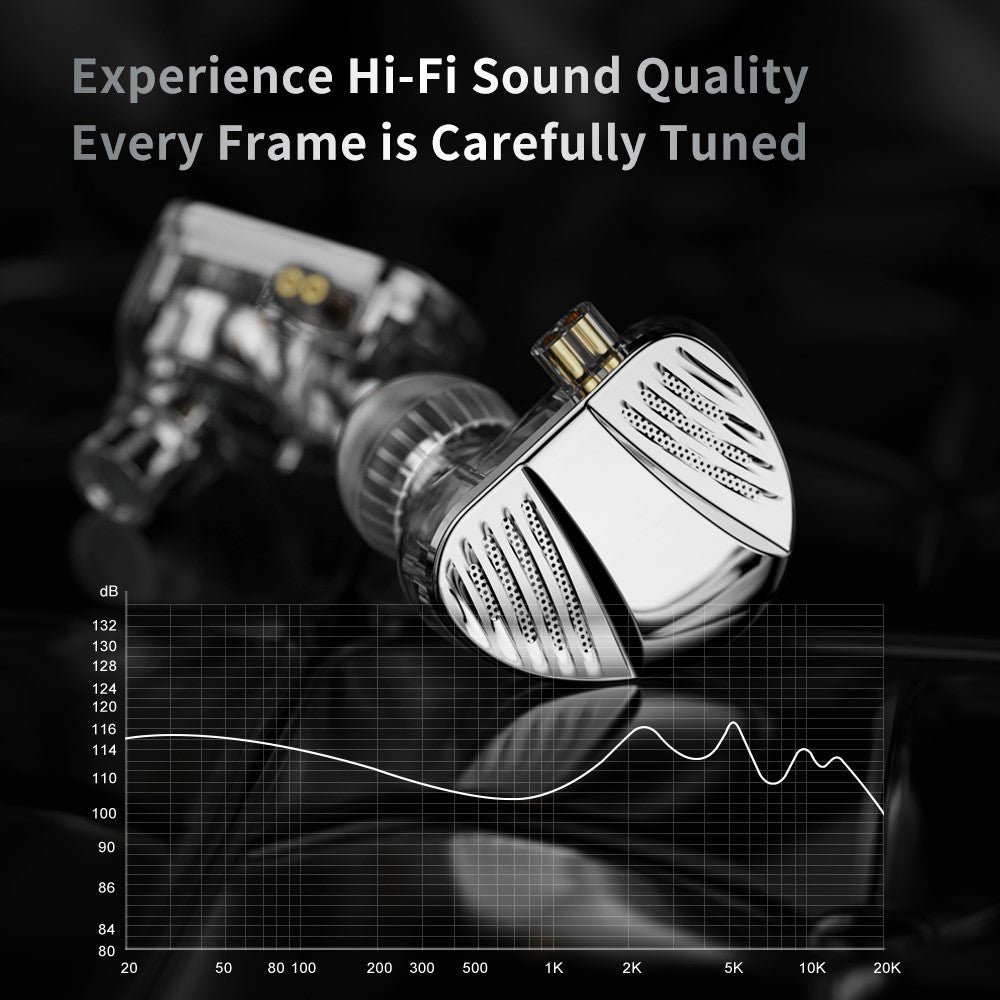 TRN V10 Pro 3.5mm Detachable Wired In-Ear Earphone HiFi Music Gaming Headset without Mic