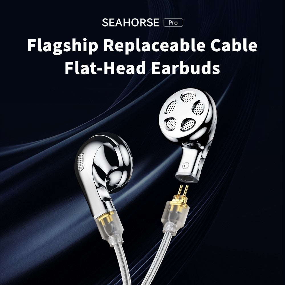 TRN Seahorse Pro HiFi Earphones | 14.2mm Driver Detachable