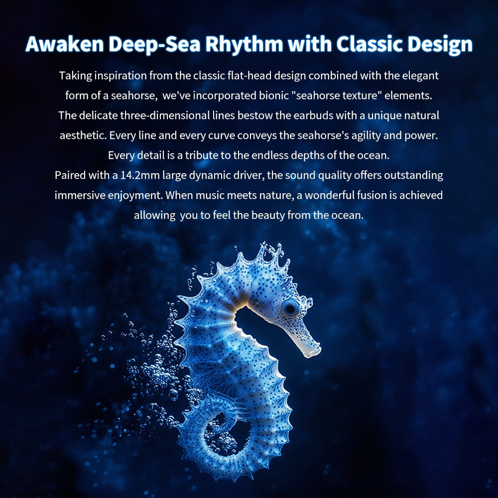 TRN Seahorse Pro HiFi Earphones | 14.2mm Driver Detachable