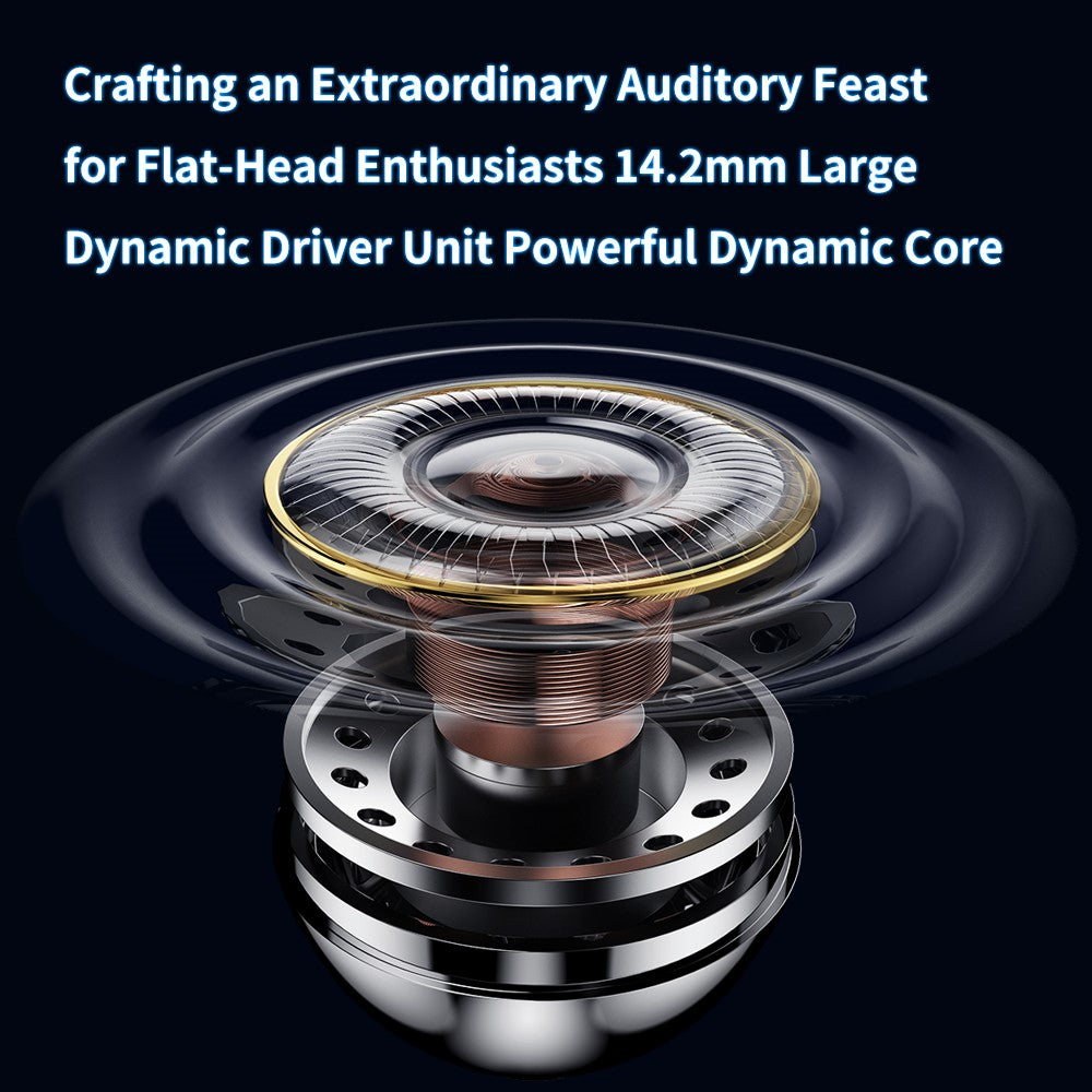 TRN Seahorse Pro HiFi Earphones | 14.2mm Driver Detachable