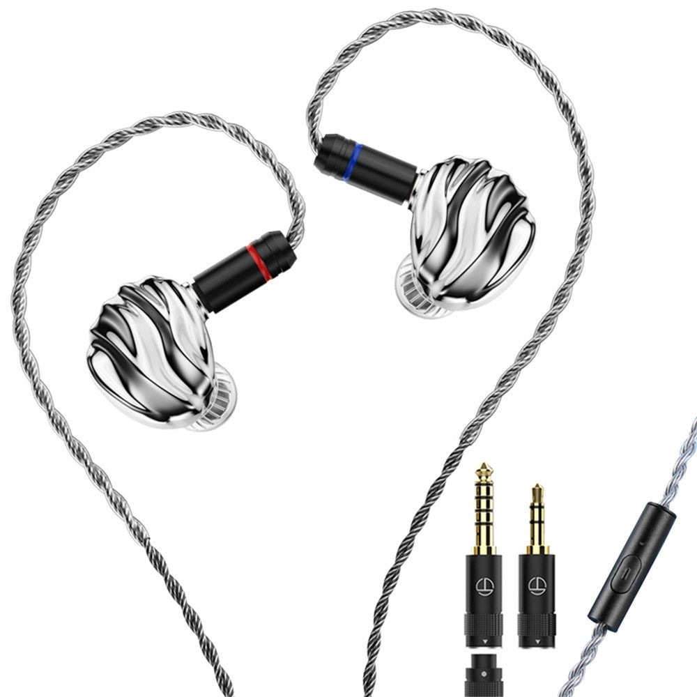 TRN Shell-Shaped Hybrid IEM | Planar HiFi Detachable Cable