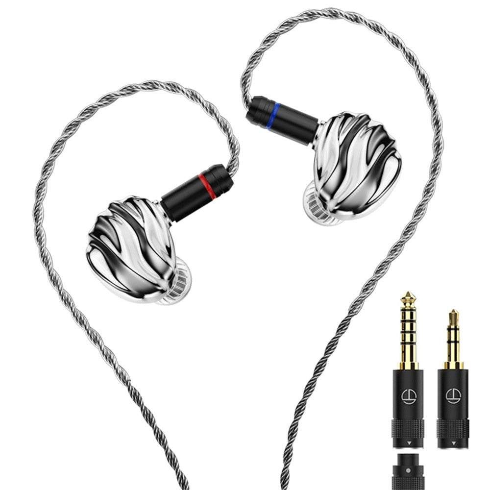 TRN Shell-Shaped Hybrid IEM | Planar HiFi Detachable Cable