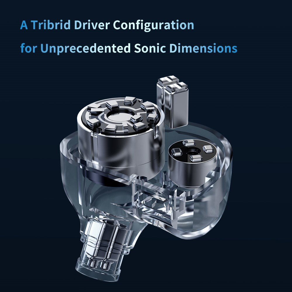 TRN In Ear Wired Headphones with 2 Pin Detachable Cable HiFi Sound 8 Hybrid Driver Earphones