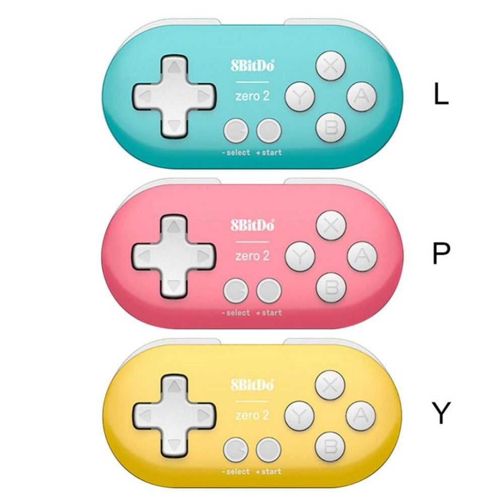 8BitDo Zero 2 Bluetooth Gamepad | Ultra-Mini Keychain Controller for Switch, PC & Android