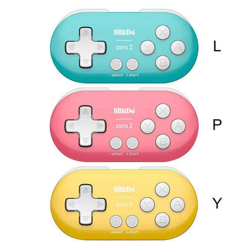 8BitDo Zero 2 Bluetooth Gamepad | Ultra-Mini Keychain Controller for Switch, PC & Android