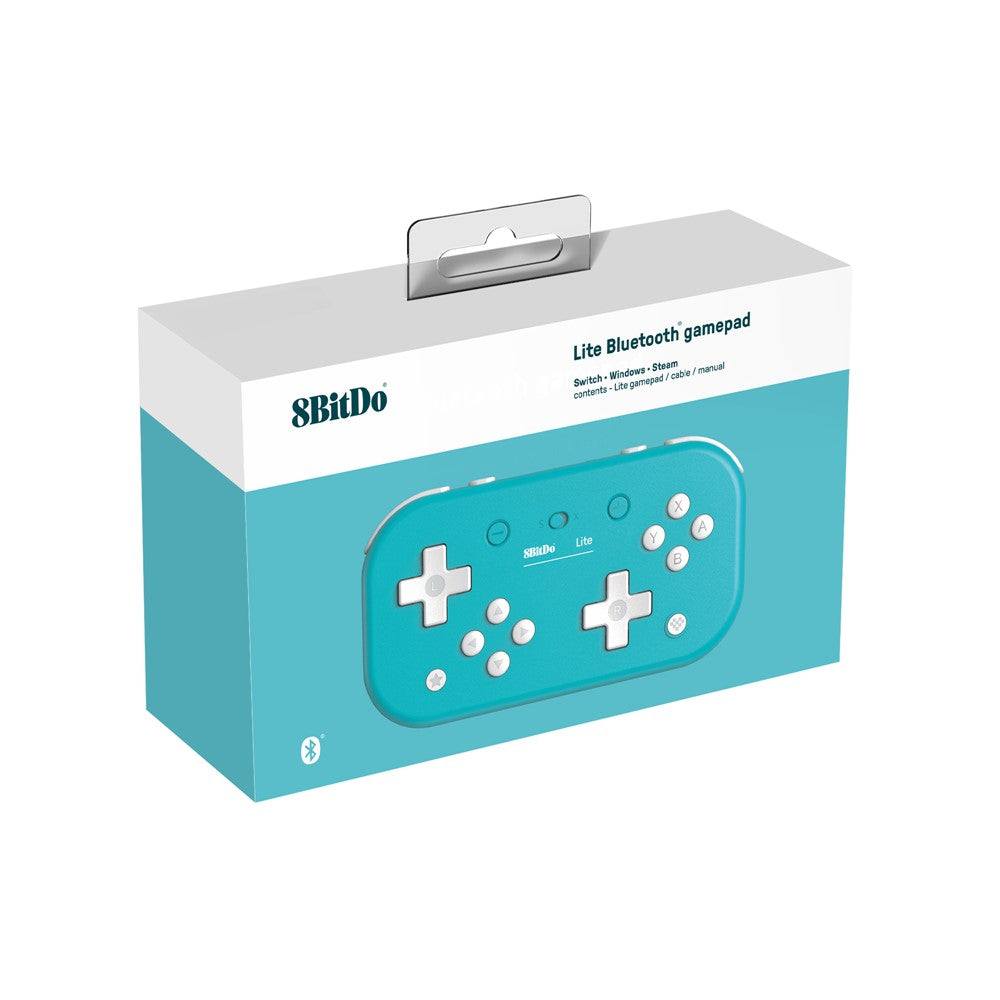 8BitDo Lite Bluetooth Gamepad | Ultra-Portable Controller for Nintendo Switch, PC & Raspberry Pi