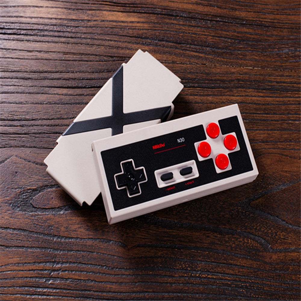 8BitDo N30 Black Version Wireless Bluetooth Gamepad | For Switch, PC, Mac & Android