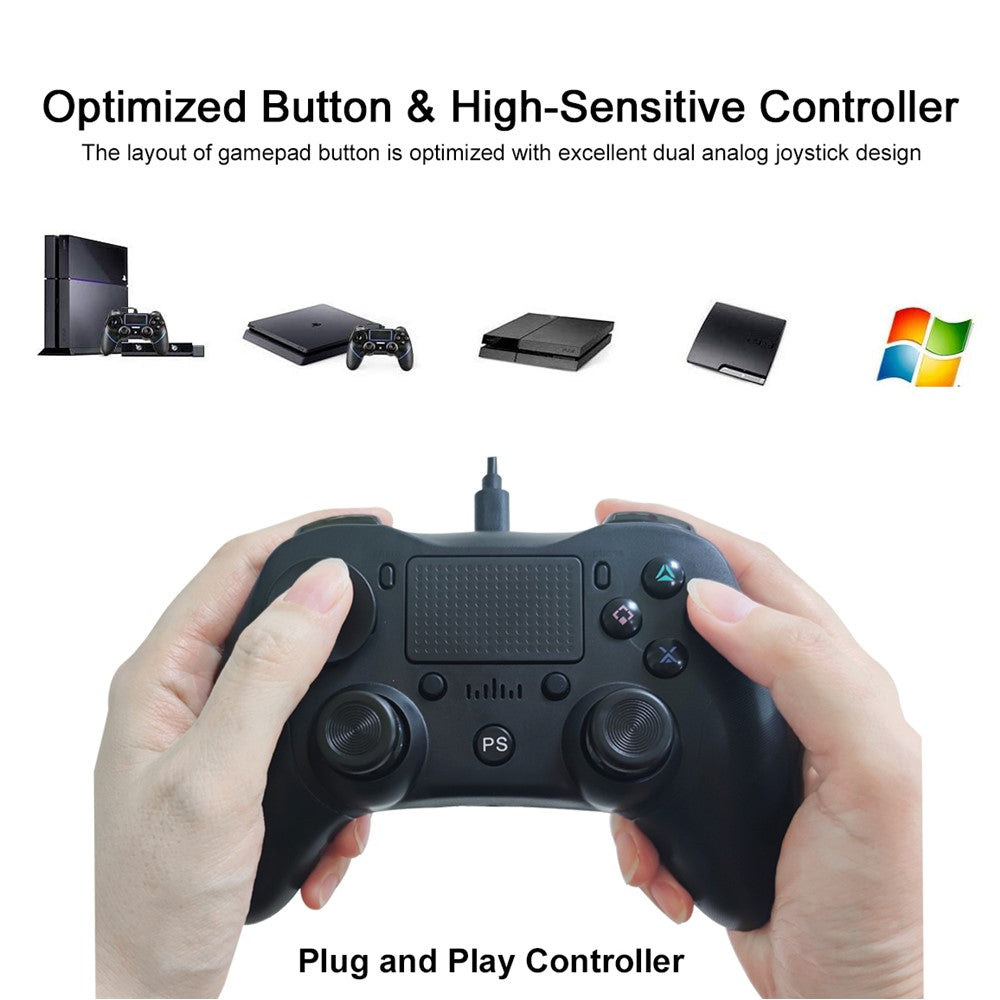 Wired Dual Analog Gamepad | PS4, PS3, PC & Android Controller (1.8m Cable)