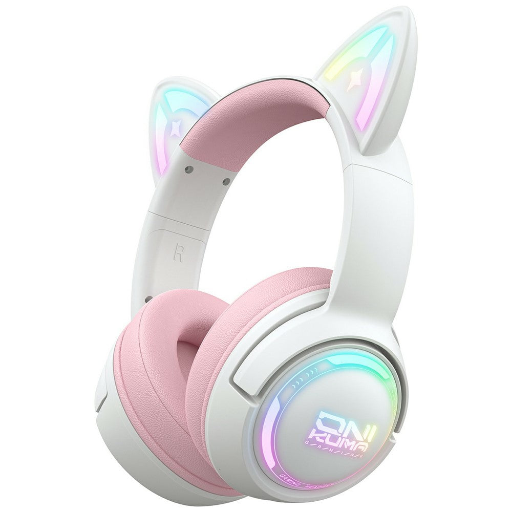 ONIKUMA GT838 Cat Ear Gaming Headset | Tri-Mode Wireless RGB