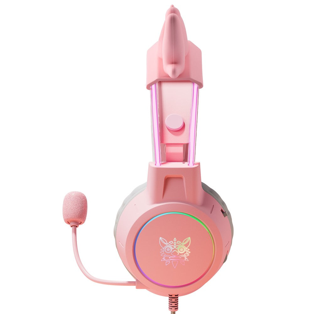 ONIKUMA X15 Pro Wired Gaming Headphones with RGB Light Antlers Design Stereo Surround Headset for Computer PC Gamer