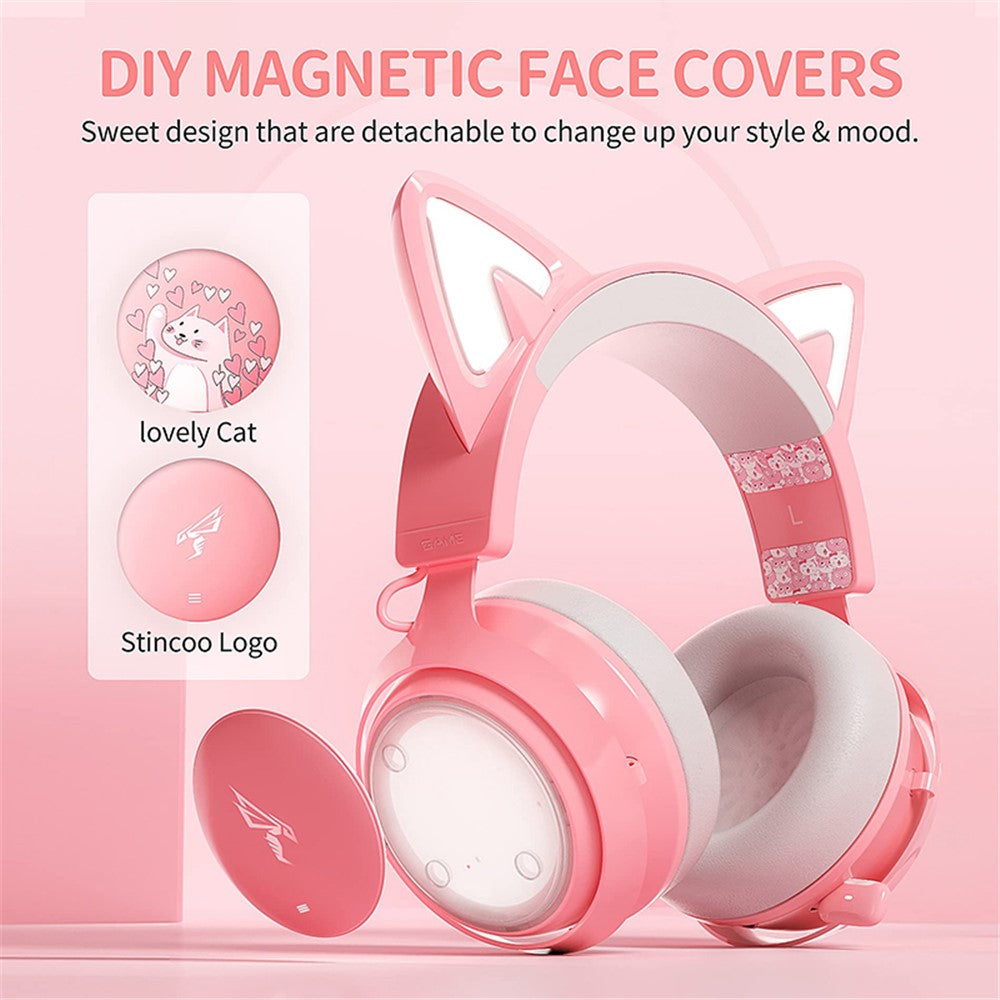 SOMIC GS510 3-Mode Gaming Headset | RGB Wireless & Wired